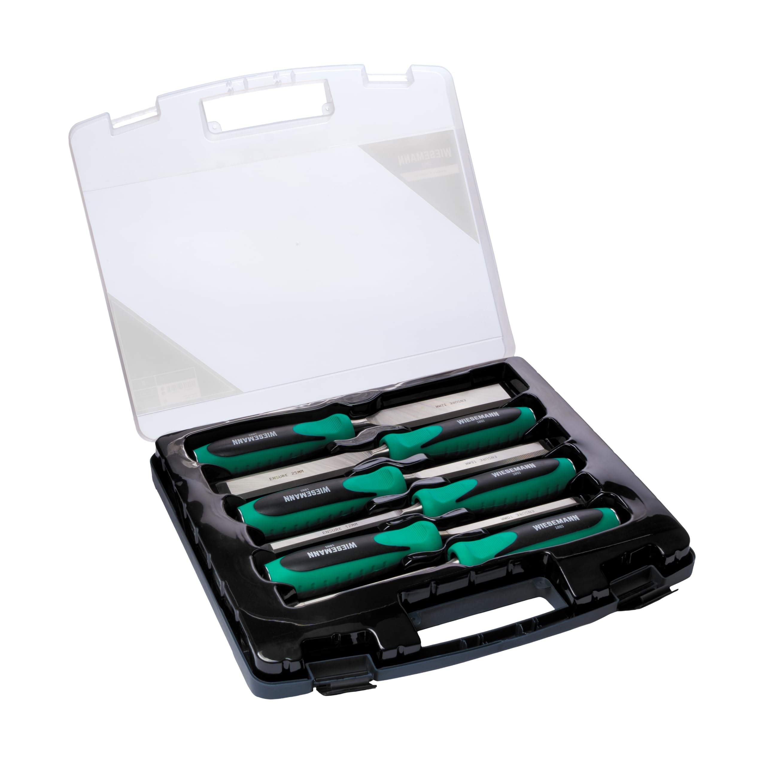 Set of 6 Q30 Stainless Steel 6, 10, 12, 18, 25, 32 mm with Practical Case WIESEMANN 1893 I Ensure, Series I 81284