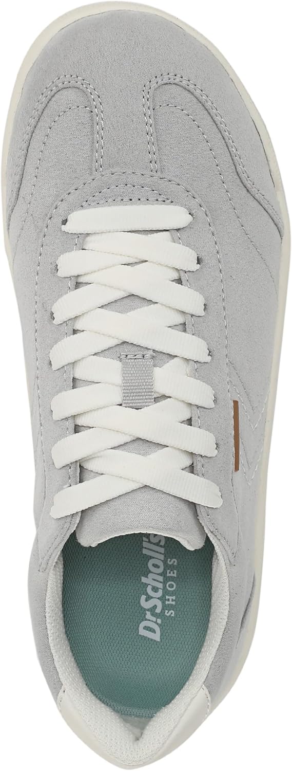 Dr. Scholl's Women's Be True Lace Up Sneaker Sneaker Light Grey Micro 6 M - Image 5
