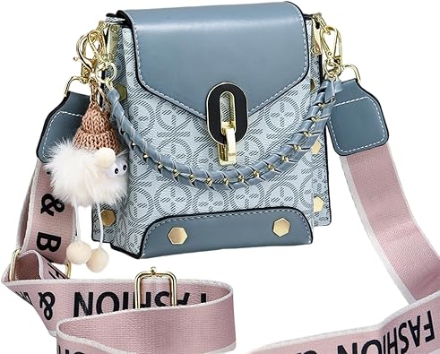 Versatile Simple Crossbody Bag, Fashion Versatile Purse for Ladies, Shoulder Handbags Satchel Sling with Keychain