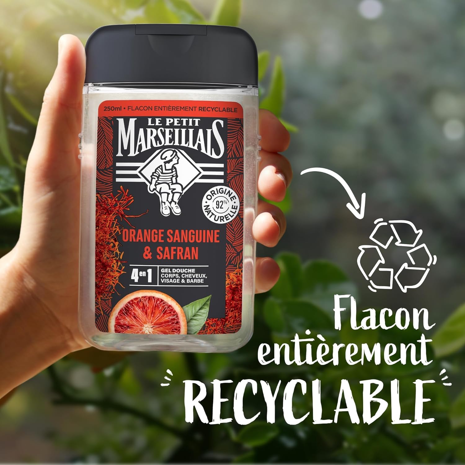 Amazon.com : Le Petit Marseillais - Men's Shower Gel Blood Orange