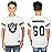 Ultra Game NFL Official Youth Super Soft Game Day Mesh Jersey Shirt, Las Vegas Raiders, White, 18-20