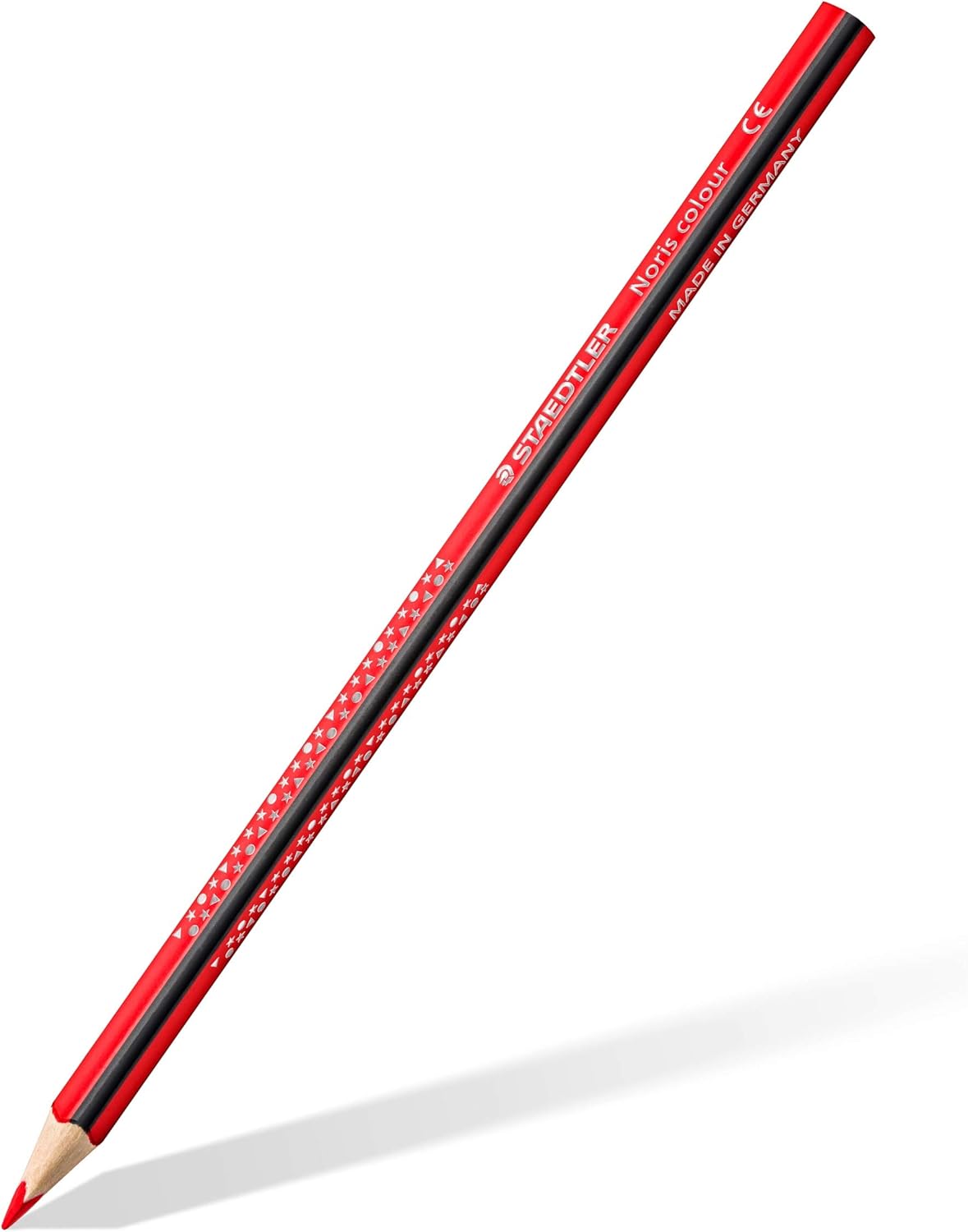 STAEDTLER Noris Colour Colouring Pencil, Increased Breaking Resistance, Triangular Shape, Ergonomic Soft Surface, WOPEX Material, Set of 288 Pencils in 12 Colours and 6 Sharpeners, Class Set, 187 G288