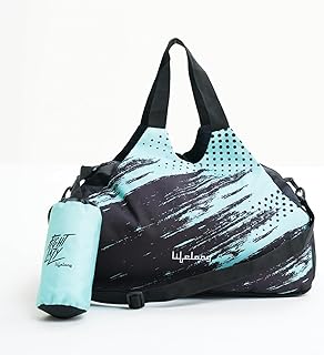 Lifelong Gym Bag for Men and Women | Sports Foldable Bag | Workout, Fitness, Exercise | Compact, Lightweight, Detachable S...