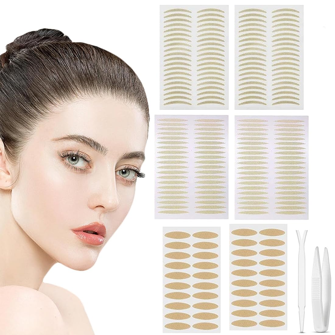 Strisce adesivi per occhi incappucciati - alza palpebre cadenti senza chirurgia! cerotti invisibile per sollevare le palpebre (lift stickers for eye lids) (288 x L)