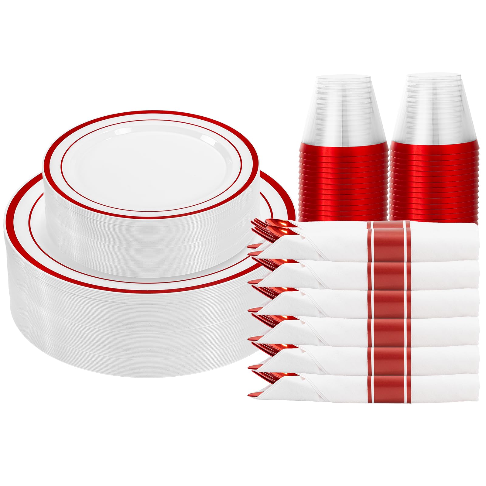 DaYammi Gold Dinnerware Set - 350 Piece -21