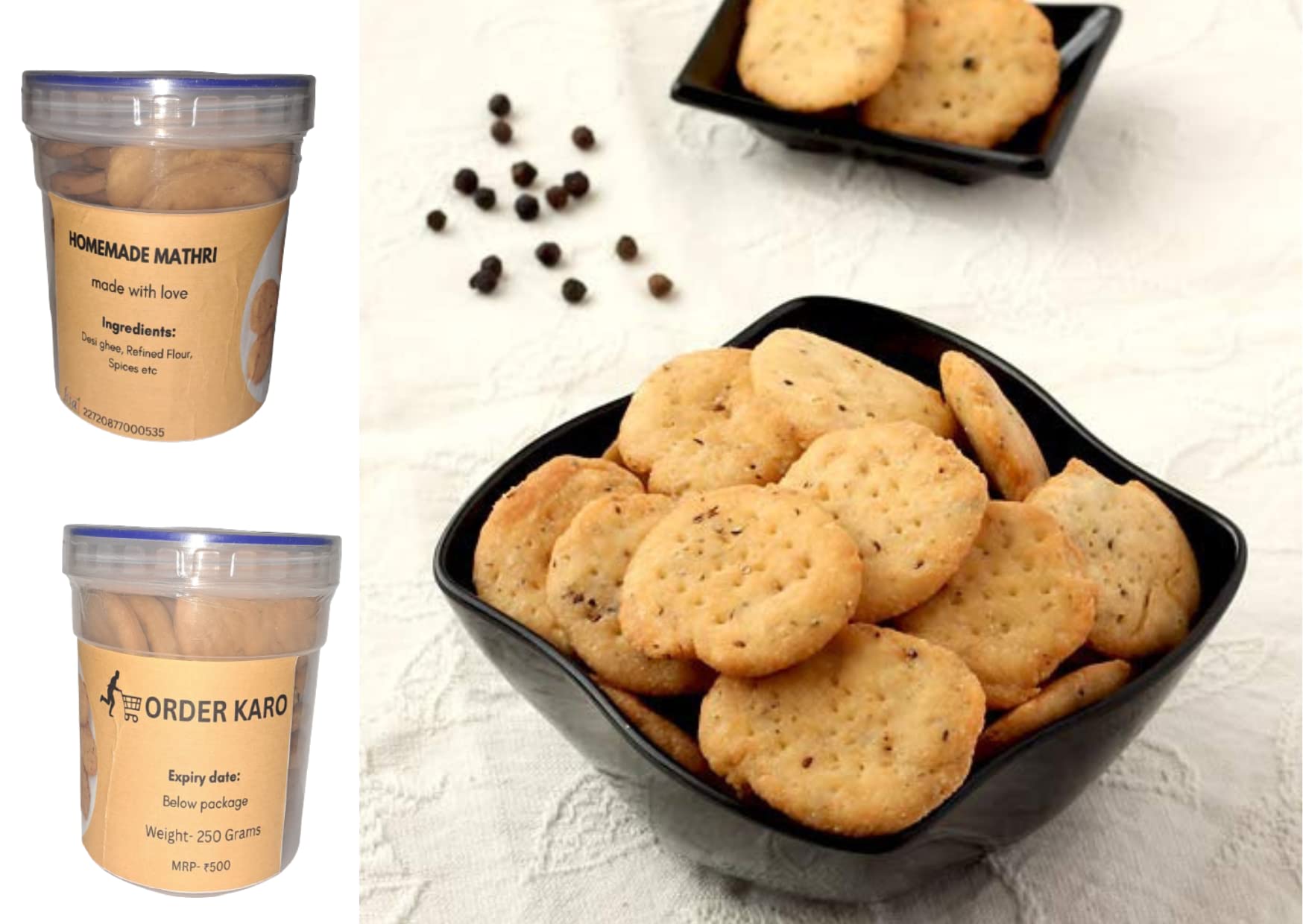 See full amazon price history chart for ORDER KARO Homemade Desi Ghee Namkeen Mathri | Chai Time Snacks | Ready to Eat Mathri Snacks | Matthi | Indian Namkeen Nashta | Traditional Indian Snacks | Tea Time Party Snacks (250 Grams) ORDER KARO Homemade Desi Ghee Namkeen Mathri | Chai Time Snacks | Ready to Eat Mathri Snacks | Matthi | Indian Namkeen Nashta | Traditional Indian Snacks | Tea Time Party Snacks (250 Grams) (B0BJMMFJBV) Amazon Price History, Amazon Price Tracker