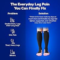 Vista 5 de SB SOX - Calcetines de compresión (20-30 mmHg) para hombres y mujeres - Calcetines de compresión para usar todo el día, mejoran el flujo sanguíneo