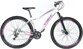 Bicicleta Bike Aro 29 KSW e KSX MTB Alumínio 21V Câmbios ESPECIAIS- Feminina - Cabeamento Superior Interno