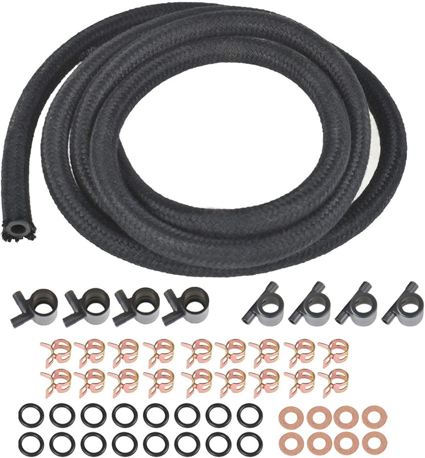 labwork 7135-276 Fuel Injector Return Line Kit Fuel Injector Repair Kit Replacement for Ford Non-Powerstroke Trucks 7.3L 1988-1994