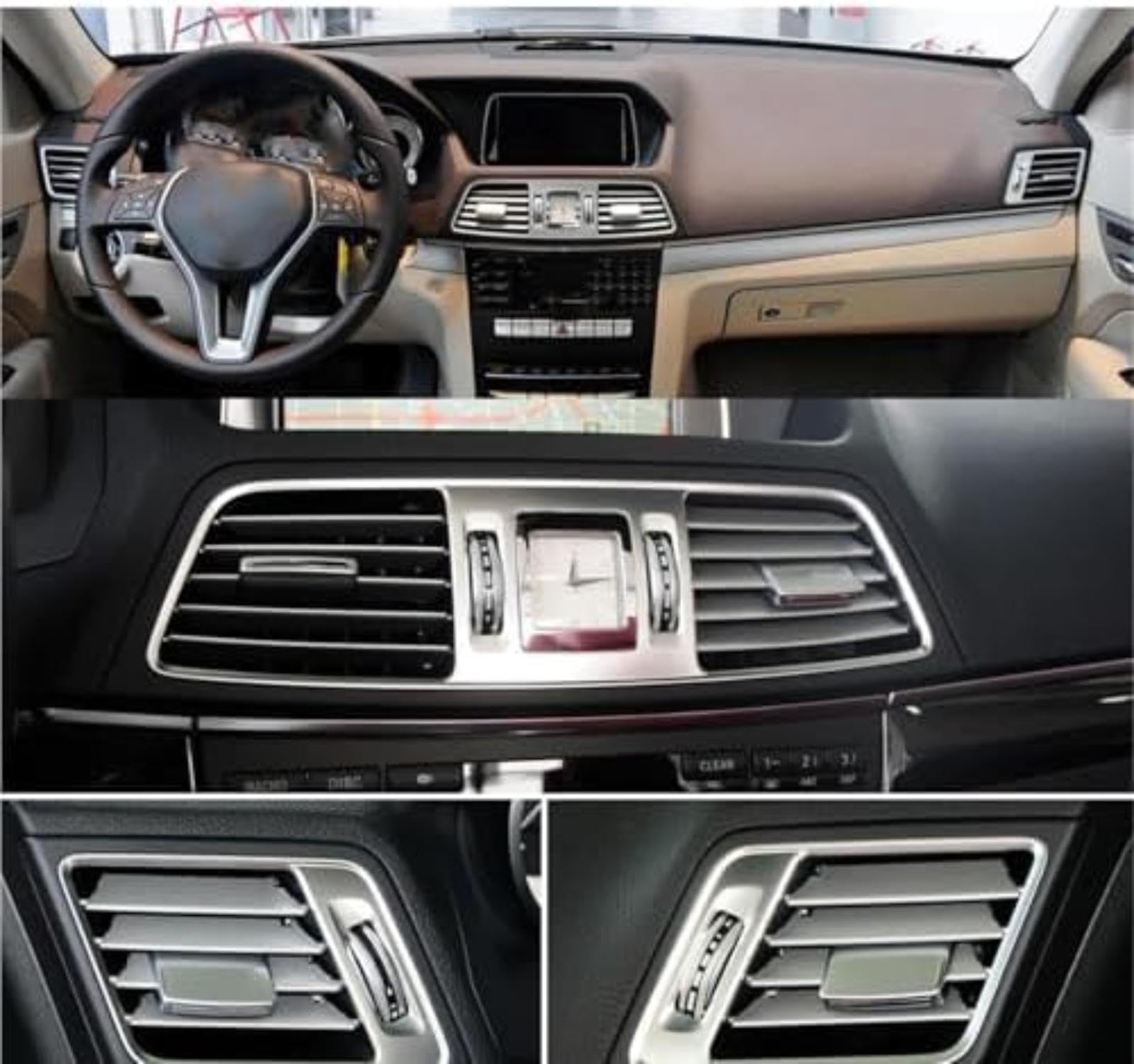 Wylot nawiewu klimatyzacji w środku samochodu, dla Mercedes-Benz, dla klasy E, dla kabrioletu, dla Coupe W207 2013-2016 Zestaw naprawczy grilla klimatyzatora w desce (Front right)