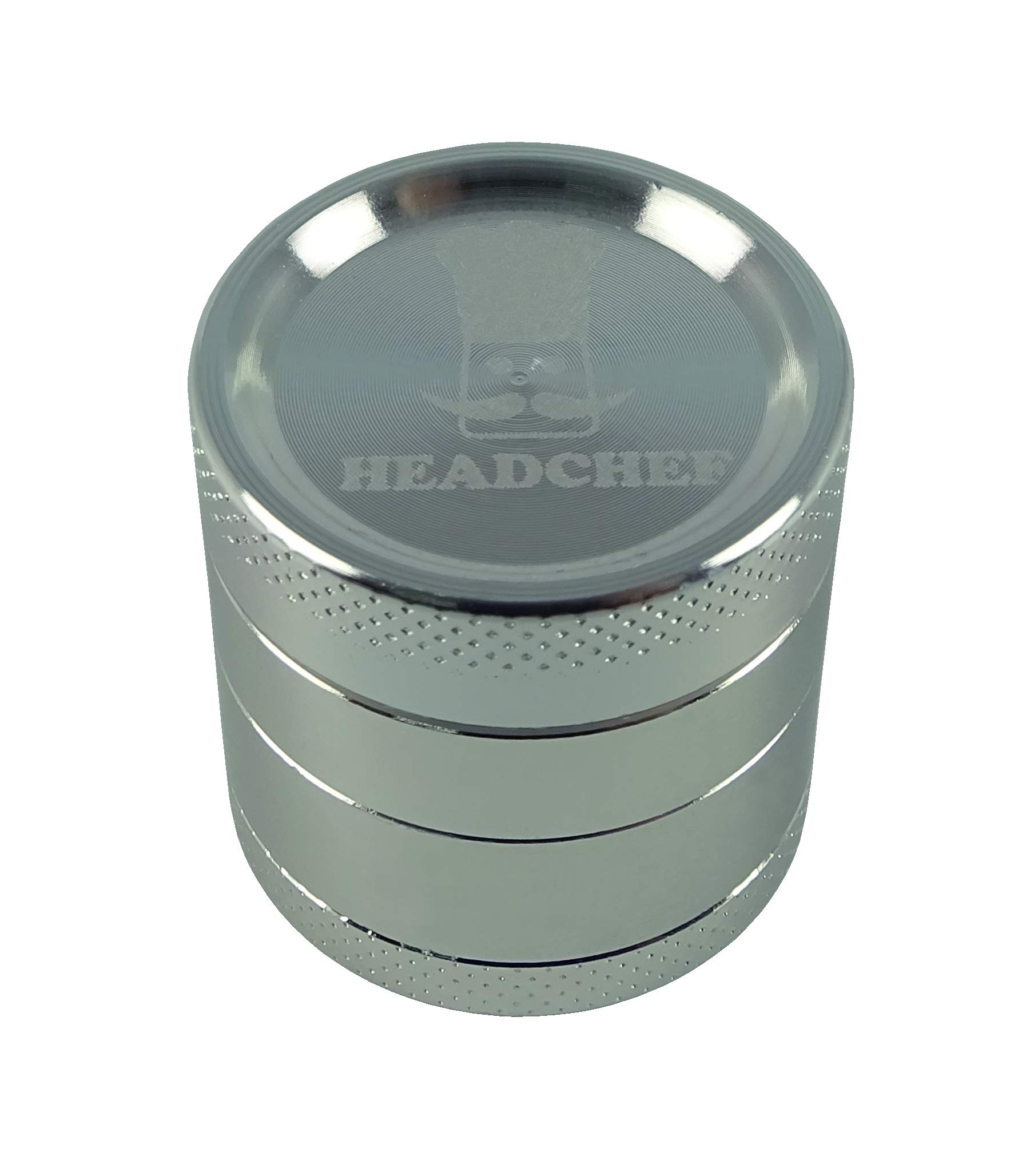 Headchef Classic Herb Grinder 4-Piece, Size 30 mm, Silver