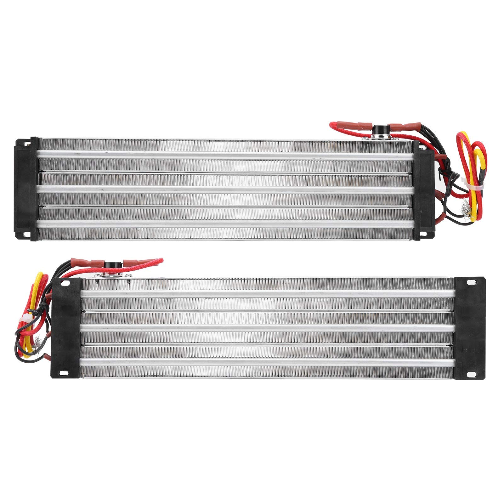 Ausla Calentador de Aire de Cerámica PTC Componente de Calefacción PTC Aislado AC220V 2500W Tubo de Aluminio de Temperatura Constante Calor Rápido para Calentador Humidificador Secador Ventilador
