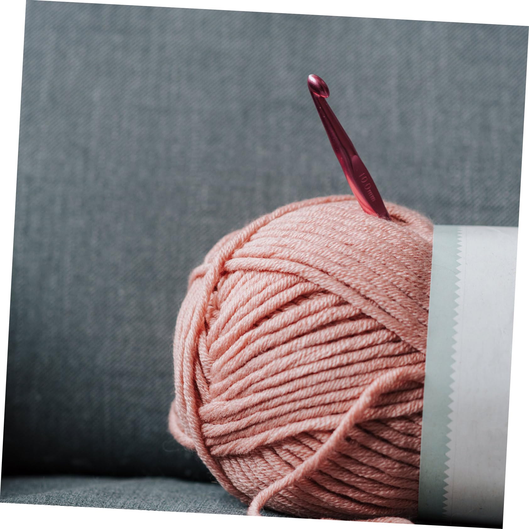 STOBOK 1 Juego crochet afgano encaje circular kits de tejer gancho de tejer tunecino Gancho de crochet agujas de ganchillo bricolaje herramienta de ganchillo colocar aluminio