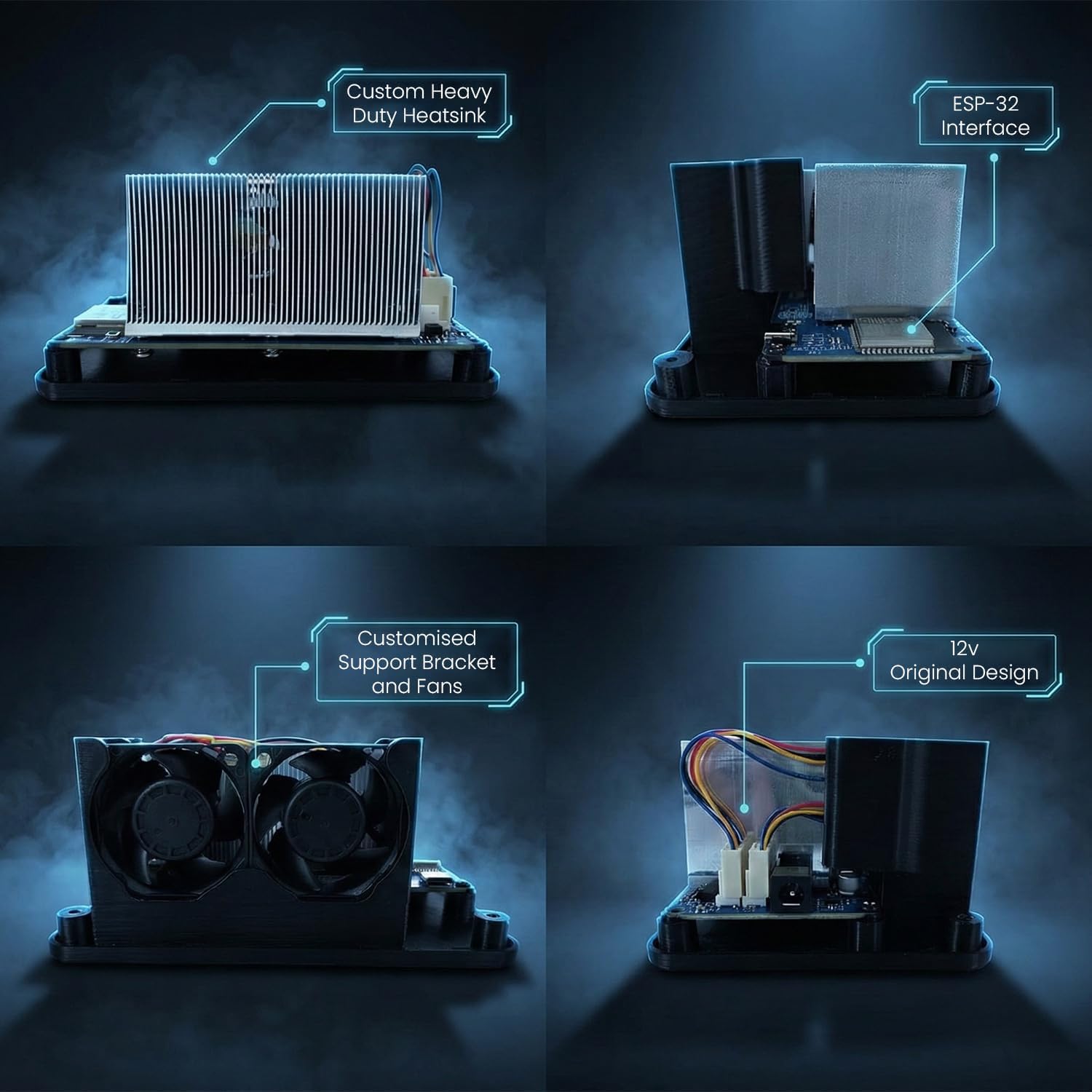 Bitforge Nano Open-Source Bitcoin Miner | Dual BM1370 ASIC, Up to 2.5TH, 12V | Compact Solo Miner Bitcoin Mining Machine