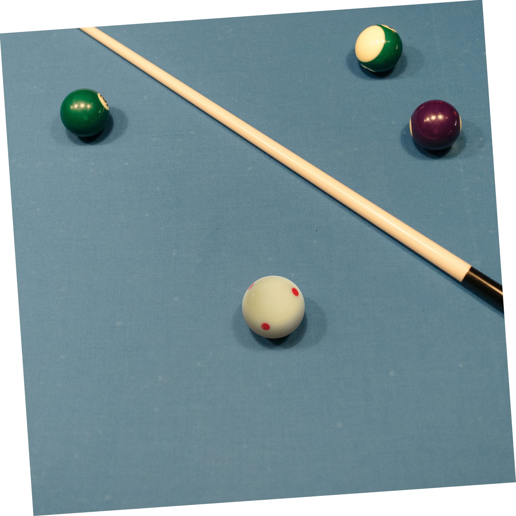 SUPVOX Billiard White Ball Standard Pool Ball ? ? Billiards Practice Pool Training Mini Billiards Snooker Practice with Face White Billiard Training Tool Red Resin