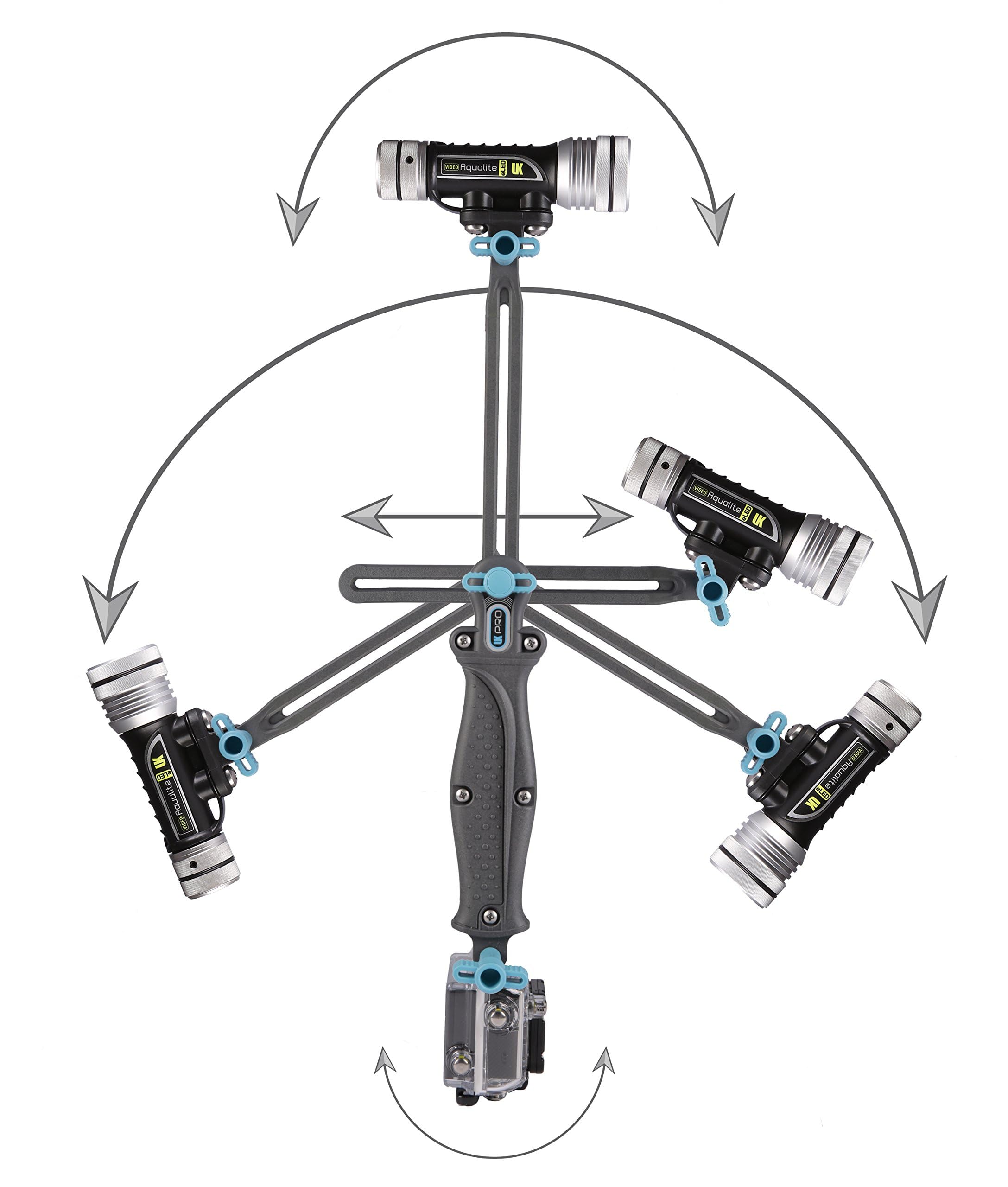 Underwater Kinetics UK Pro Flex Grip - Adjustable Telescoping Camera Arm For GoPro & UK Lights