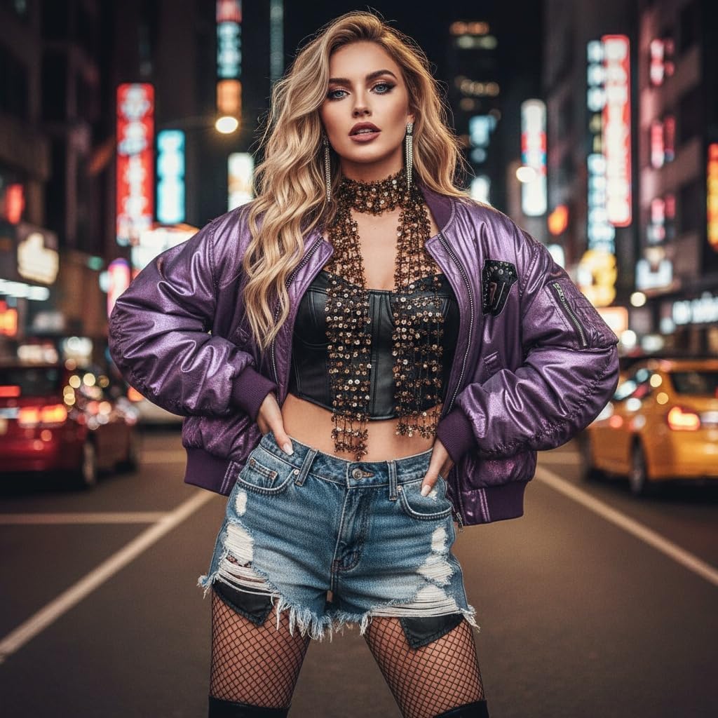 Women's Sparkle-Sequin-Fishnet-Scarf - Gothic-Skinny-Necktie Fashion-Headband for Party Accessories(3.9 * 59inch) - Image 4