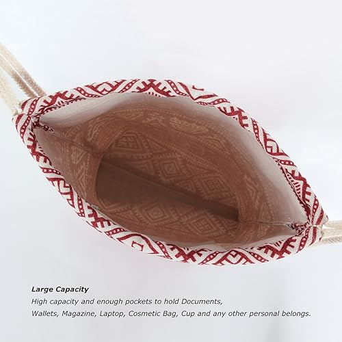 Miniatura 4 de Miomao Mochila con cordón de elefante, bolsa de gimnasio, mochila deportiva de lona