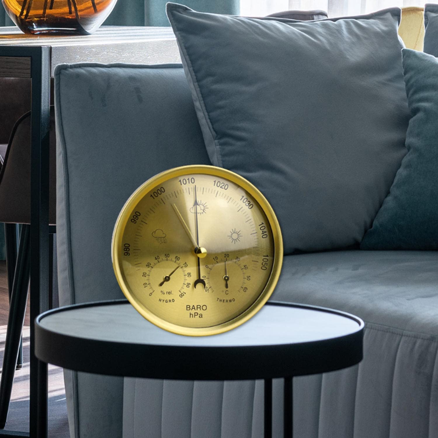 Vind hygrometer barometer temperatuurmeter weerstation op