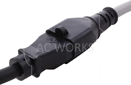 Miniatura 6 de AC WORKS EV515620-012 Adaptador de carga EV de actualización de 1 pie 123 EVSE 15A enchufe doméstico a conector NEMA 6-20R