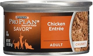 Purina Pro Plan Npu11185 Canned Adult Chicken Entree Cat Food, 3 Oz