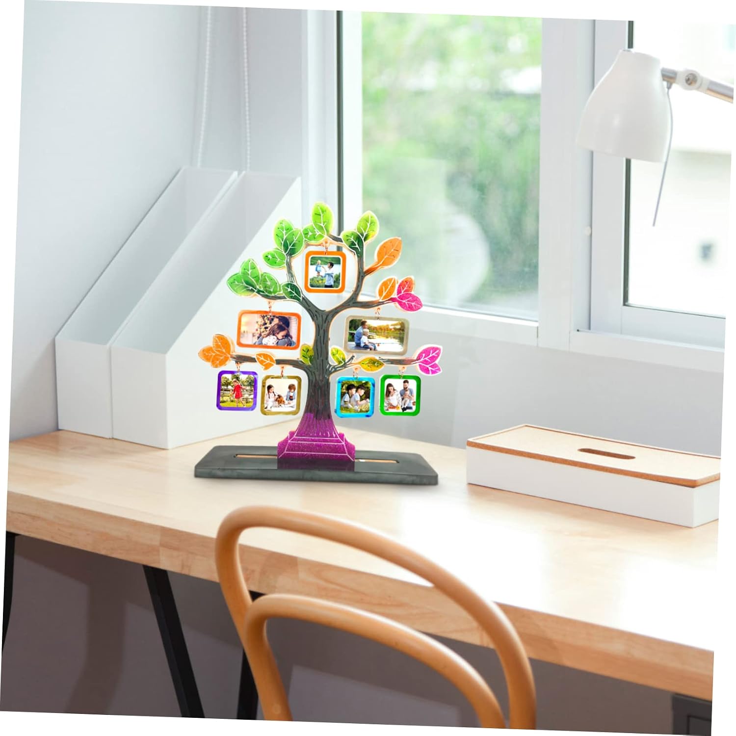 Gadpiparty 1set Tree-Shaped Photo Frame Epoxy Mold Desktop Adornment Silicone Molds for Creative Home Decor to Use for Custom Crafting