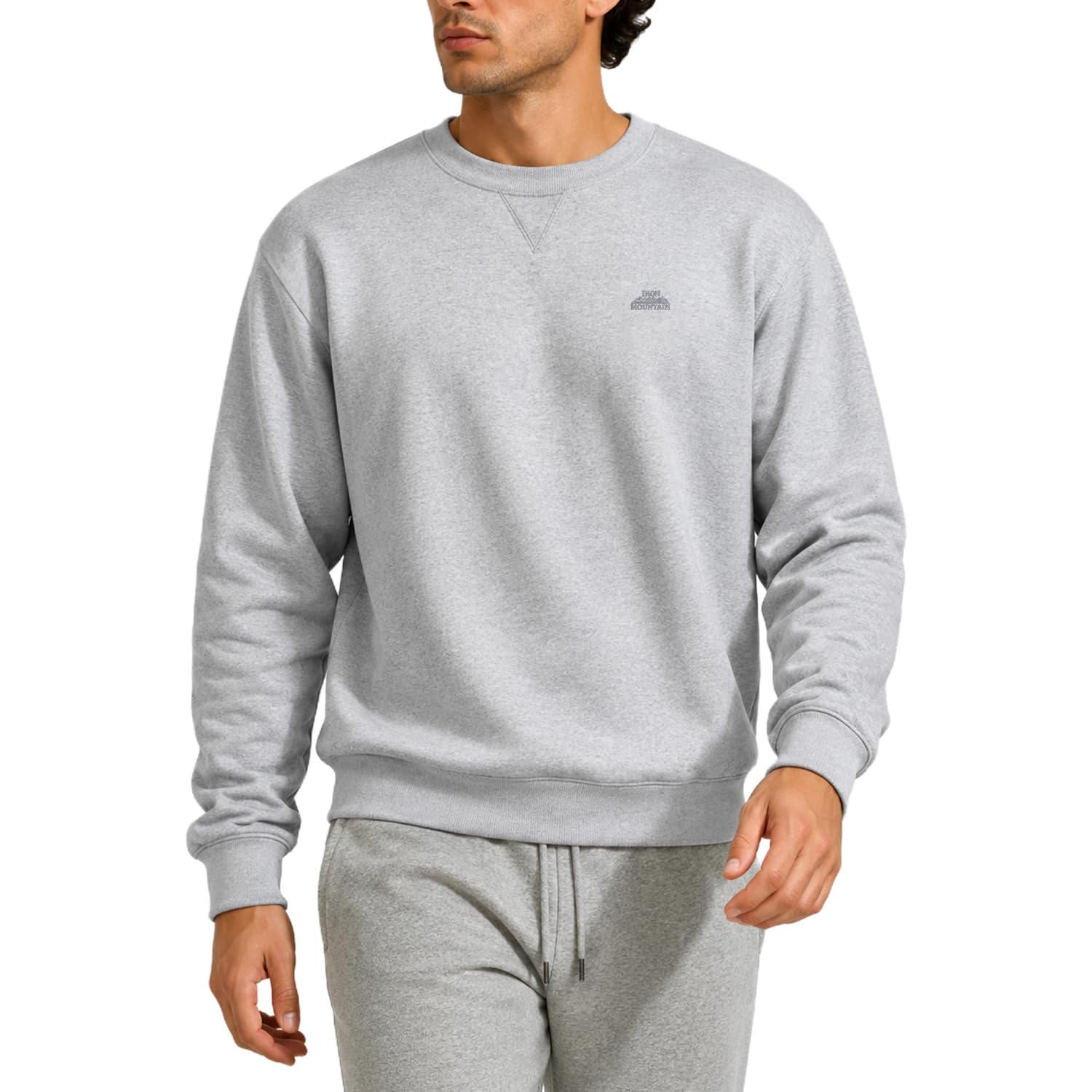 Iron Mountain IMSWT205 Sudadera de Cuello Redondo para Hombre con Hilo Reciclado Anti-Pilling Flexible