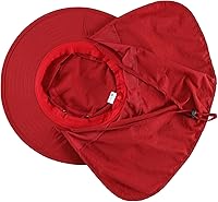 Vista 87 de Home Prefer Sombrero para sol para el aire libre con protección UV, secado rápido, unisex con solapa para proteger el cuello Gris cenizo