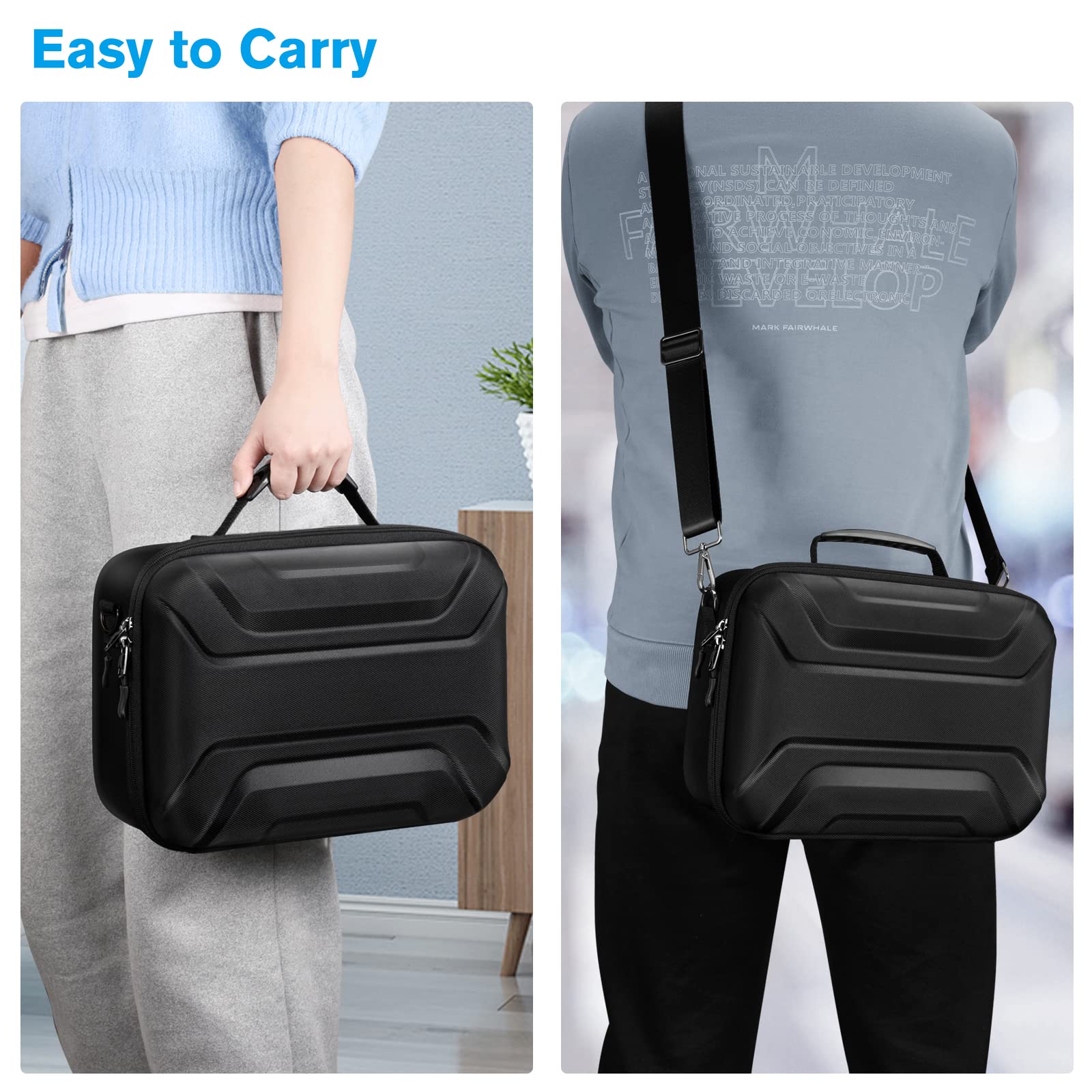 FINTIE Custodia Borsa Compatibile con Nintendo Switch Modello OLED 2021/Switch 2017, Portatile di Custodia da Viaggio Protettiva Carrying Borsa per Switch Console, Pro Controller & Accessori,