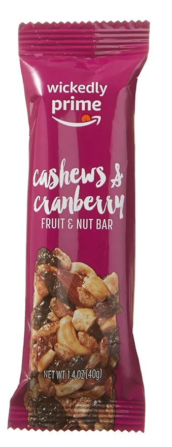Wickedly Prime Fruit Nut Bar Cashews Cranberry Gluten Free Kosher 1 4 Ounce 12 Count Grocery Gourmet Food Amazon Com Wickedly Prime Fruit Nut Bar Cashews Cranberry Gluten Free Kosher 1 4 Ounce 12 Count Grocery Gourmet Food Amazon Com