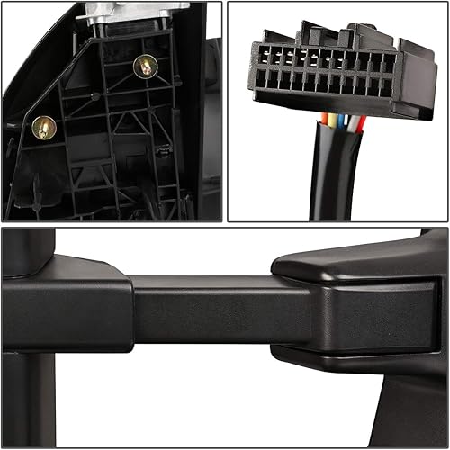 Miniatura 7 de DNA Motoring TWM-027-T999-CH-AM - Espejos laterales de remolque izquierdo + lado derecho compatibles con 08-16 F250  F350  F450  F550  F550 Super