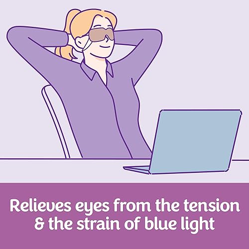 Miniatura 4 de MegRhythm by Kao - Máscara de ojos suave de vapor, lavanda, rejuvenece los ojos, reduce el aspecto de ojos hinchados, probado por dermatólogos y