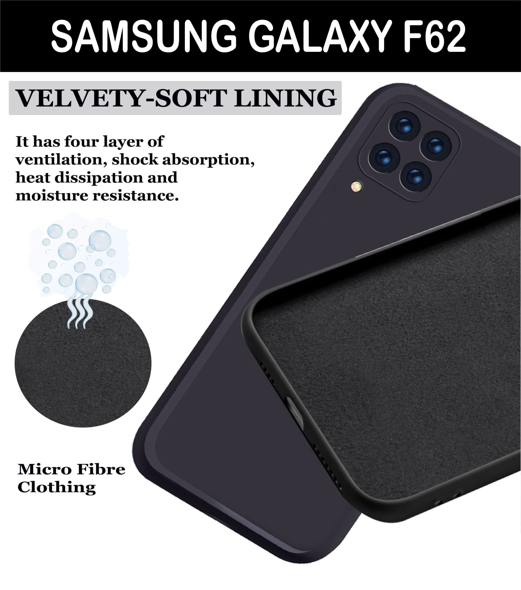 Artistque Samsung Galaxy F62 Case - Shockproof & Stylish -2