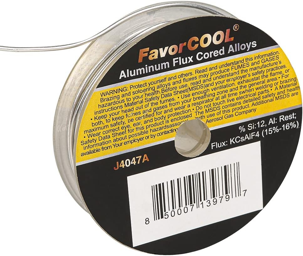 MT-200 Welding Torch+ J4047A 1/4 lb Low Temperature Aluminum Flux Cored Brazing Alloys Coil No Need for Flux