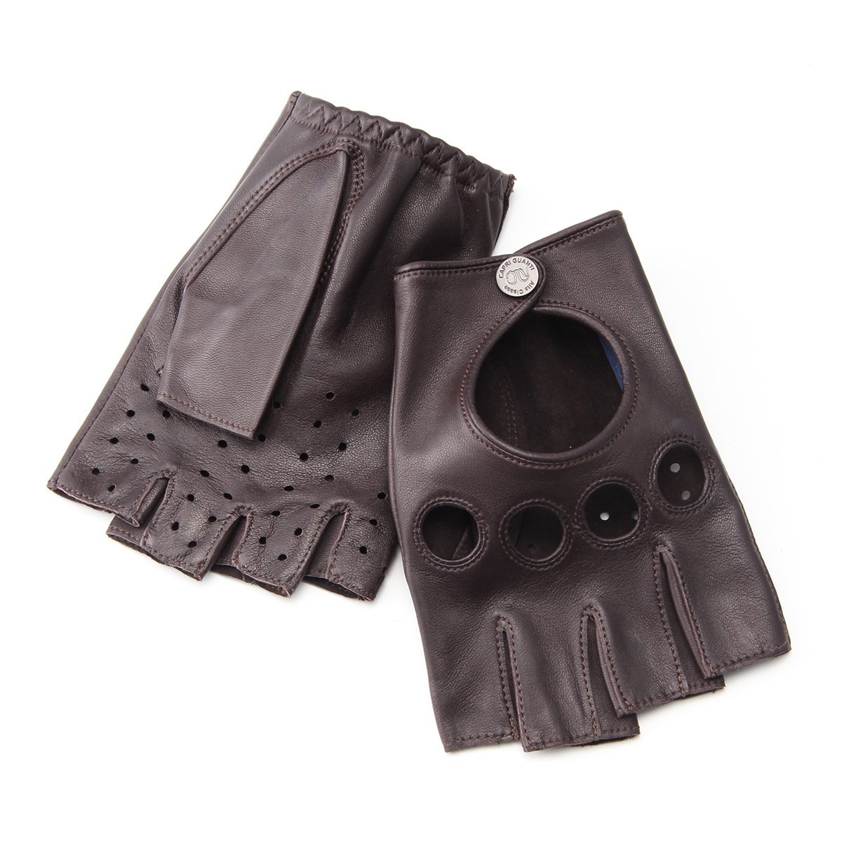 Amazon | アルタクラッセカプリガンティ 手袋 メンズ 本皮 半指