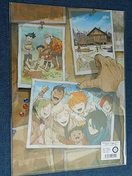 約束のネバーランド　キラキラクリアファイル　エマ　レイ　ノーマン 約束のネバーランド キラキラクリアファイル エマ レイ ノーマン