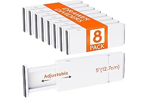 Lifewit Adjustable Drawer Dividers: Keep Your Spaces Organized