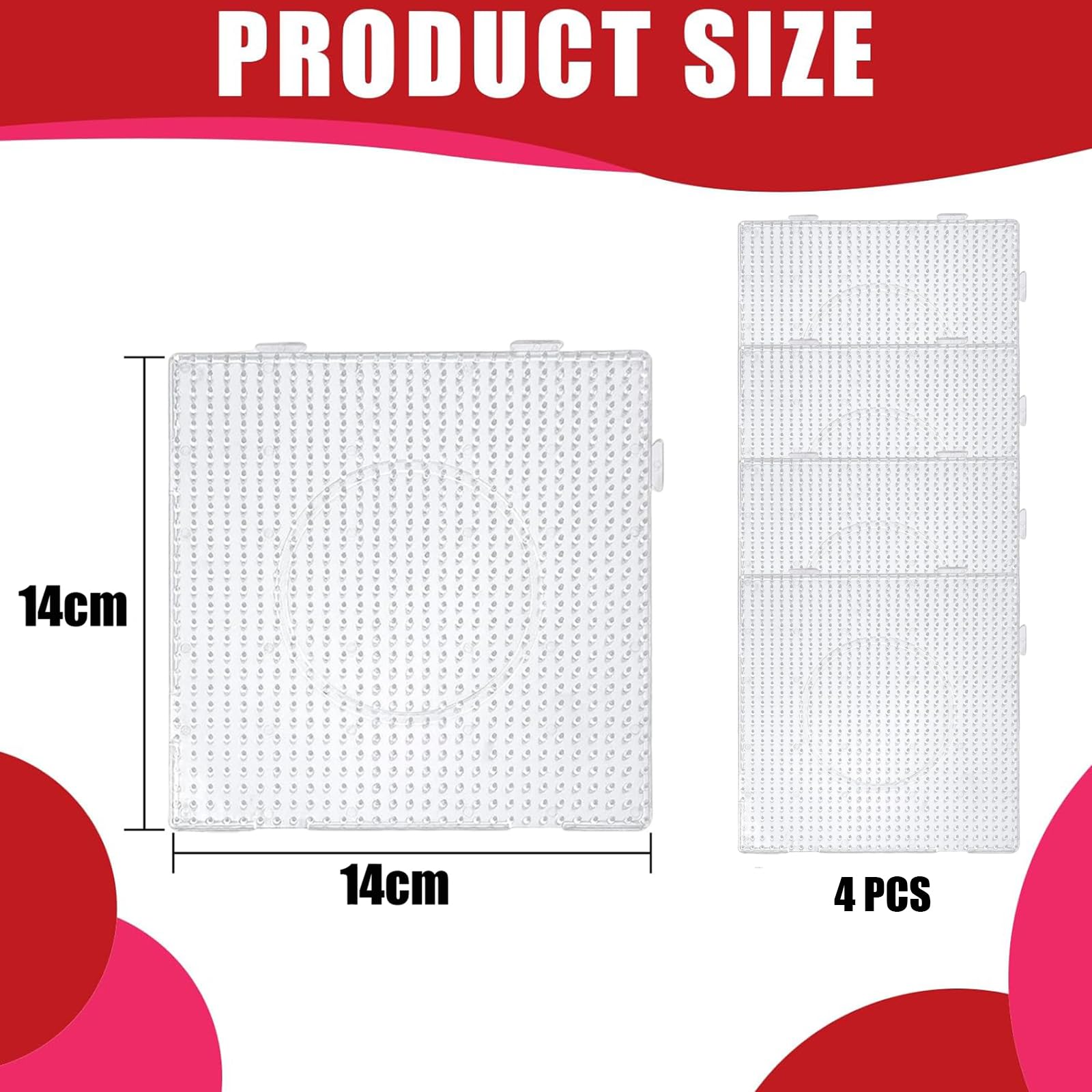 4Pcs Creative Beads Boards Sorting Game - Image 2