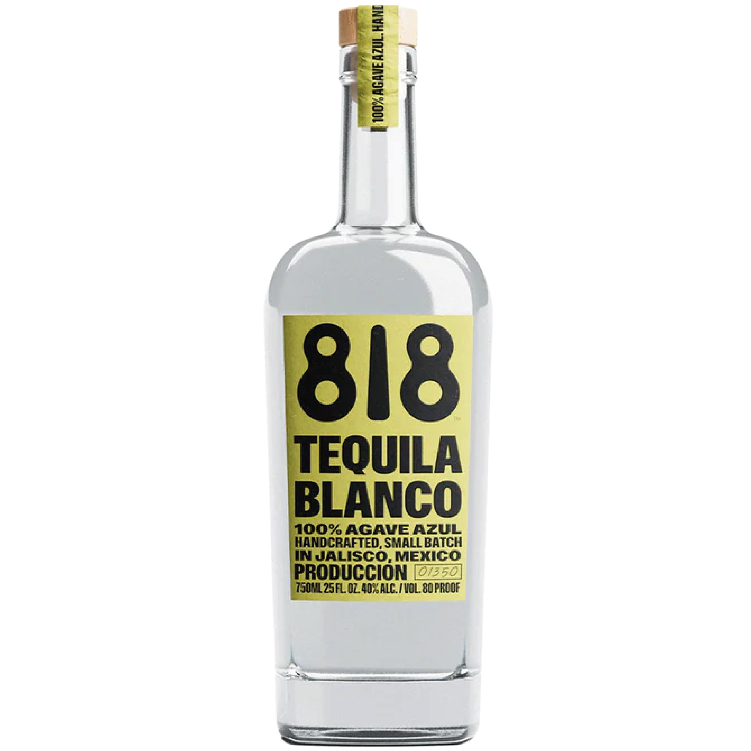 818 Tequila BLANCO 100% Blauen Weber Agaven Koscher Glutenfrei 1 x 700ml