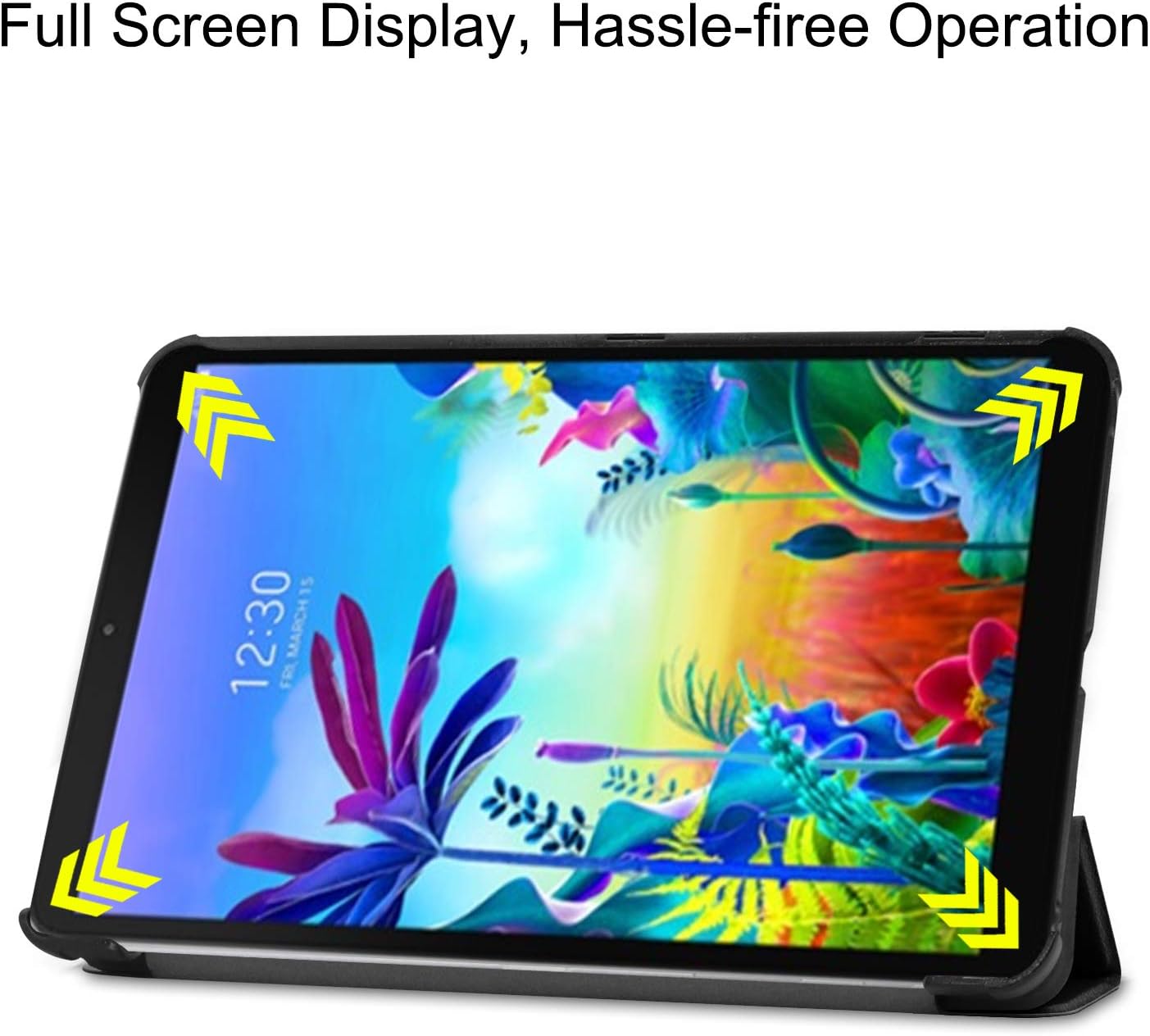 Gylint Funda para LG G Pad 5 10.1, funda inteligente con soporte triple y soporte delgado y ligero para LG G Pad 5 10.1 pulgadas Tablet versión