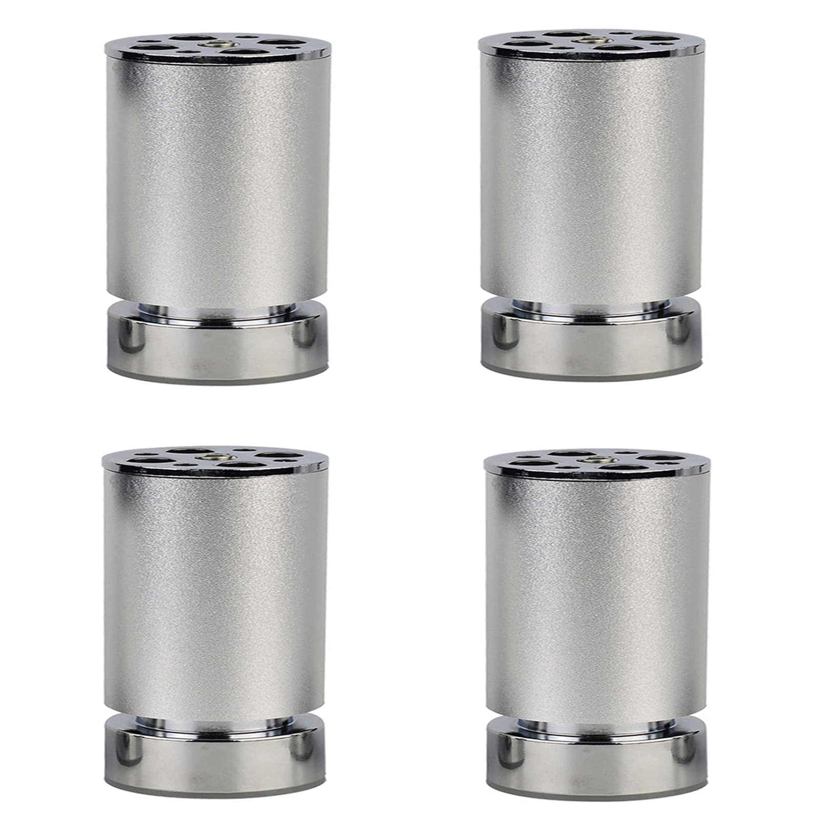 Patas de muebles de metal ajustables para solucionar desniveles en armarios y gabinetes