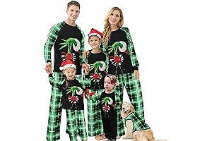 The Grinch Family Matching Pajamas Sets