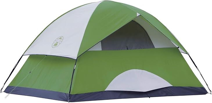 Coleman Sundome Camping Tent with Rainfly, 2/3/4/6 Person Tent Sets Up in 10 Mins, Weatherproof Shelter for Camping, Festivals, Backyard, Sleepovers, More