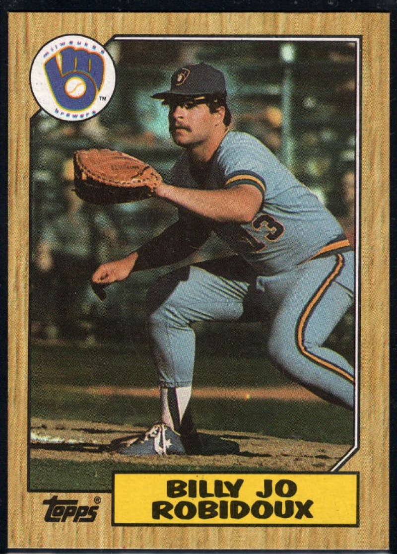 旧 Joe McCoy and Bros. Lot.S202゜ 杢ストライプピケ Amazon.com: 1987 Topps Baseball #401 Billy Joe Robidoux Milwaukee