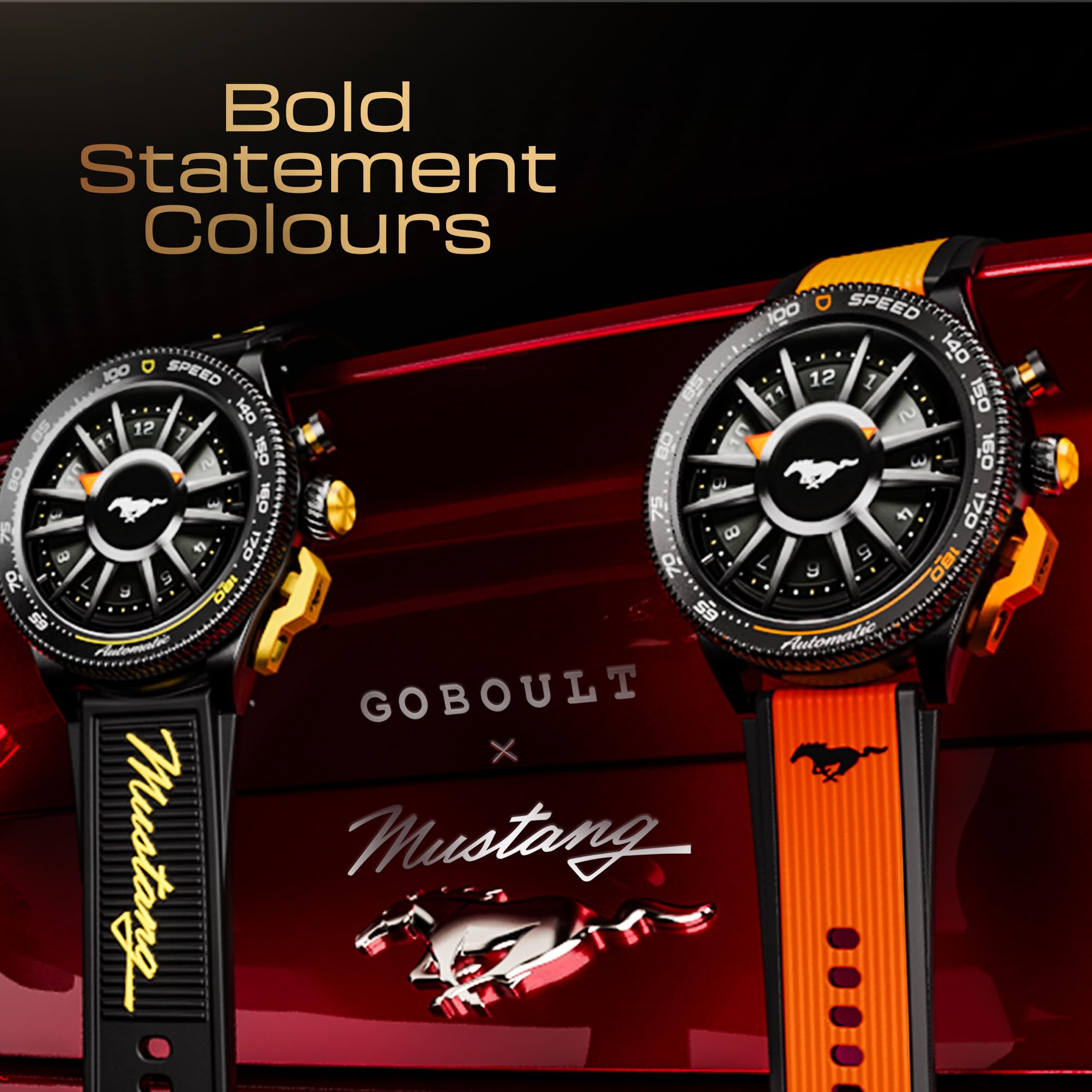 GOBOULT Newly Launched Mustang Stallion Smart Watch 1.43'' AMOLED Display, Rotating Bezel, BT Calling, 200+Watchfaces, 700 Nits Brightness, AI Voice Assistant, SpO2 Monitoring (Nitro Black) — Amazon image 9