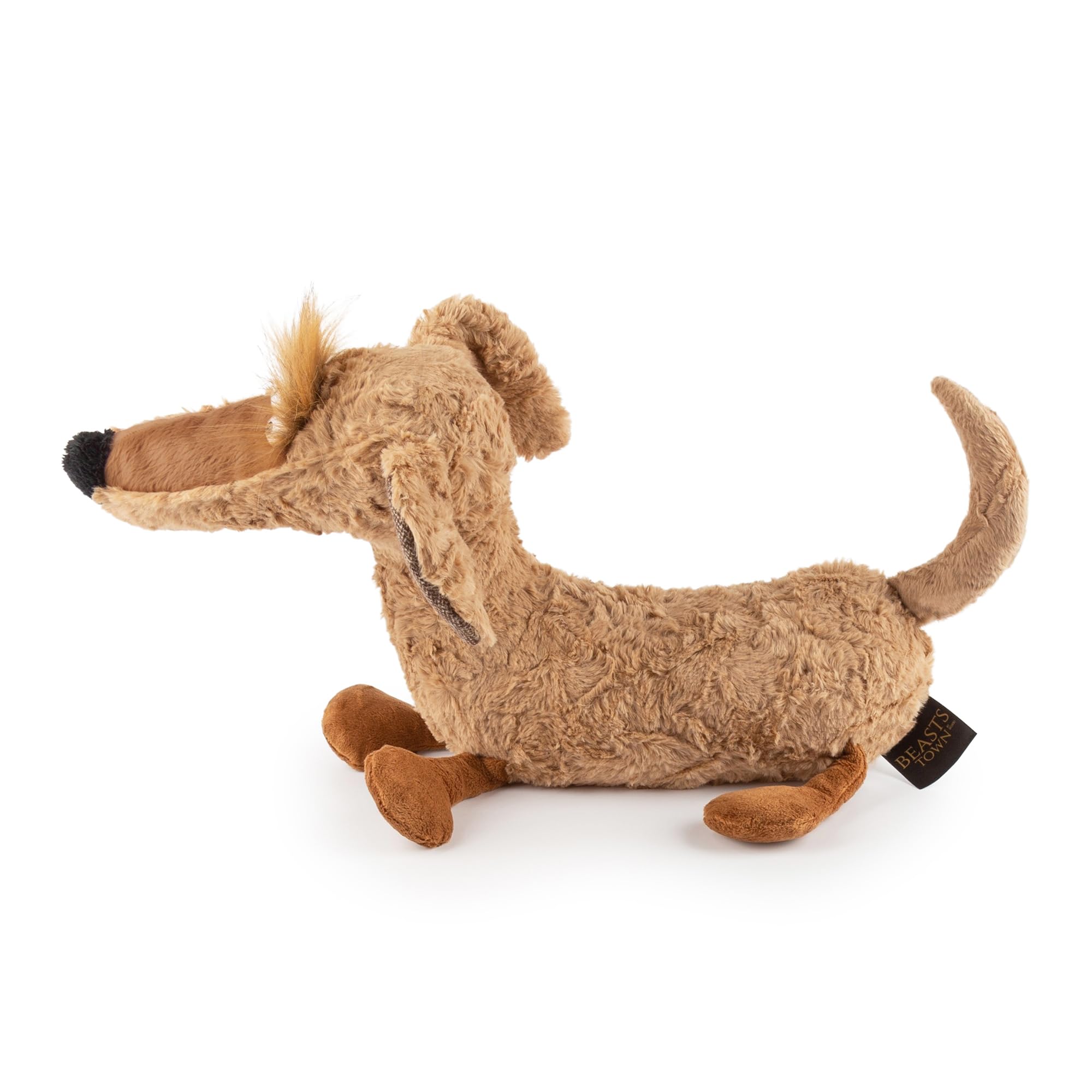 Sigikid 31013 - Peluche de Perro Salchicha, Color marrón