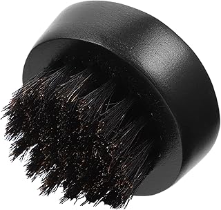 minkissy 2 Peças Escova De Cabelo Escova De Limpeza Facial Escova De Limpeza Facial Escova De Limpeza Facial Ferramenta De Modelagem De Barba Escovas De Barbeiro Escova De Cerdas De Javali