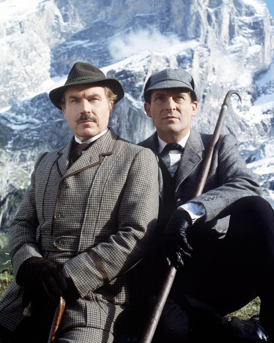The Adventures of Sherlock Holmes (TV) Jeremy Brett, David Burke 10x8 Photo