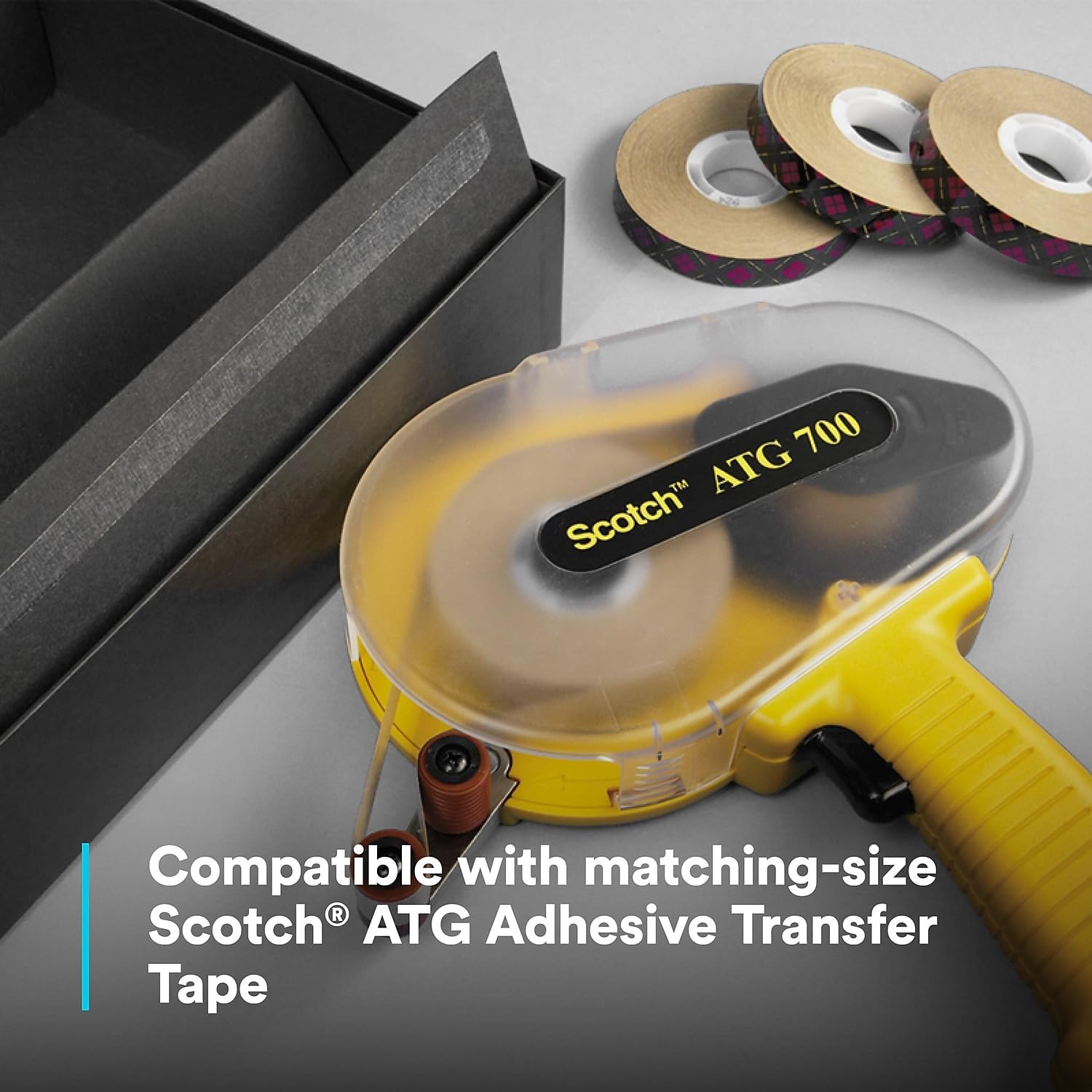 Scotch Abroller ATG-700 System - Gelb, 1/2 Zoll (Breite) - Tape Dispenser
