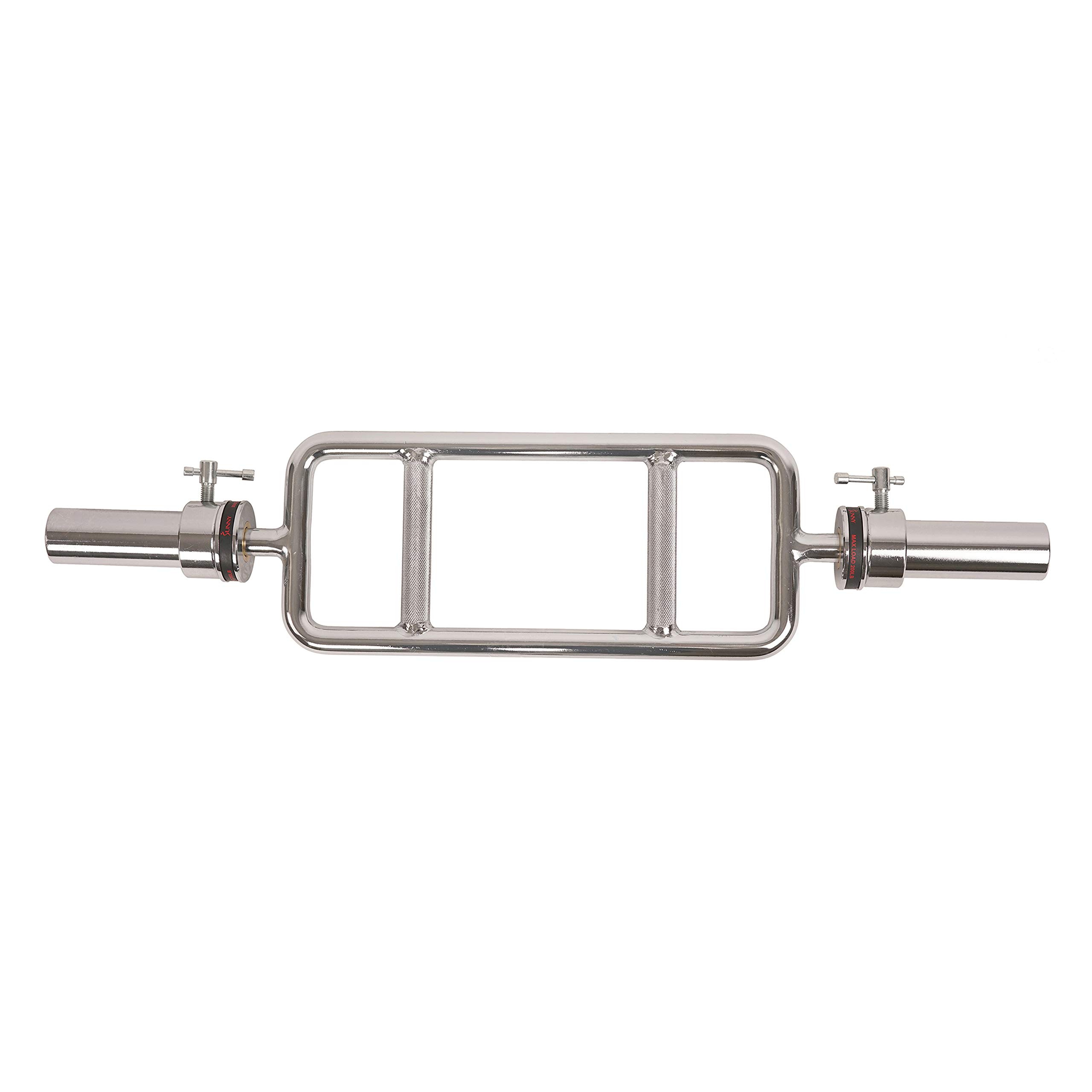 Sunny Health & Fitness 86 cm Olympic Triceps Bar with Ring Collars, Olympic W...